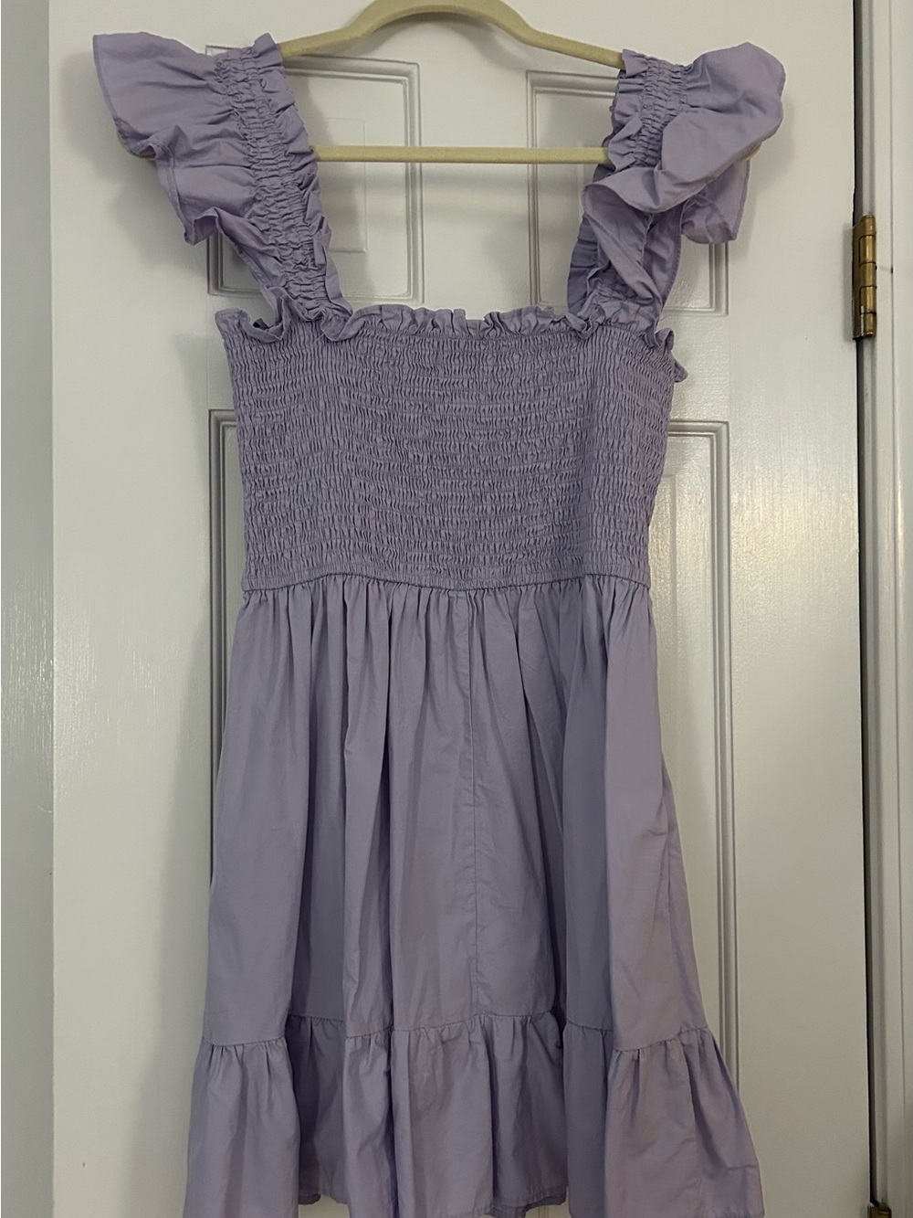 miami Lilac Ruffle Strap Sundress
